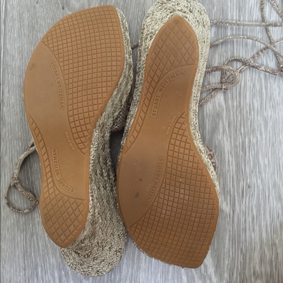 Stuart Weitzman Beige Wedges - Picture 9 of 13